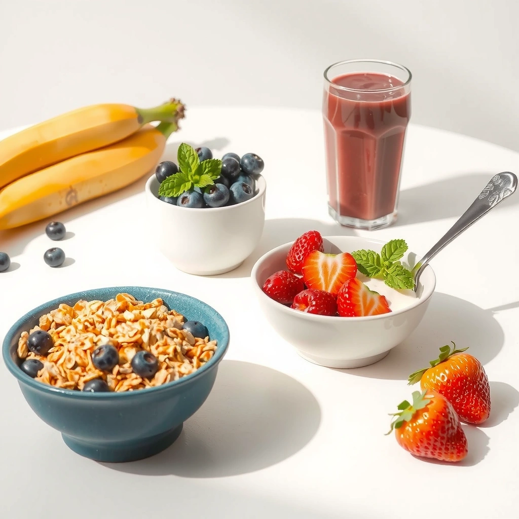 Petits-déjeuners sains et énergétiques