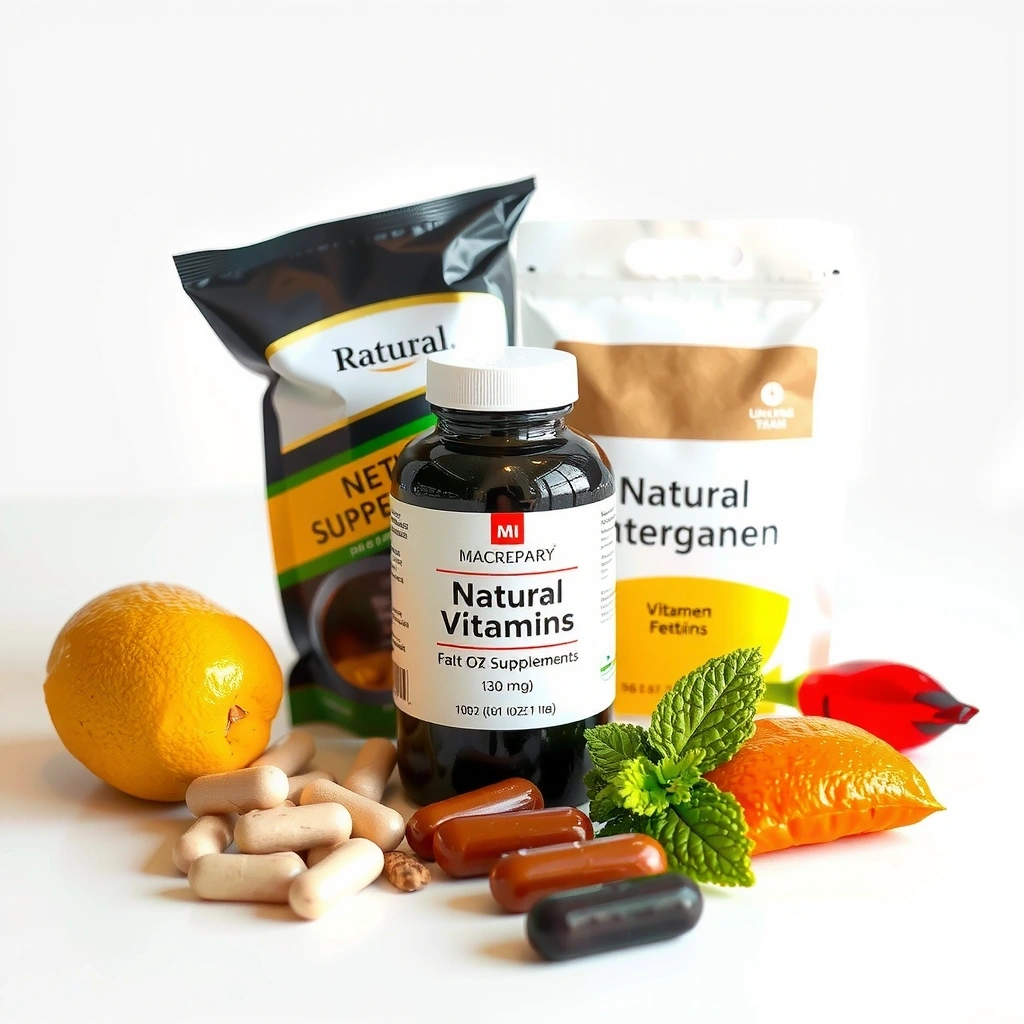 Compléments alimentaires naturels et vitamines